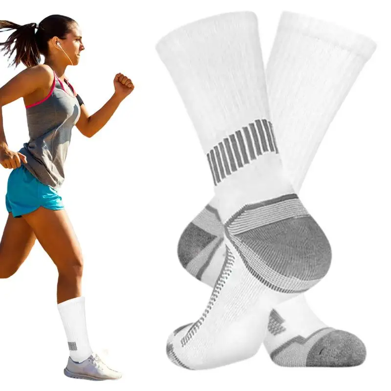 Elastic Sport Socks Skin-Friendly Fibre Soft Socks For Soothing Compression Socks With High Elasticity For Long-Lasting Comfort