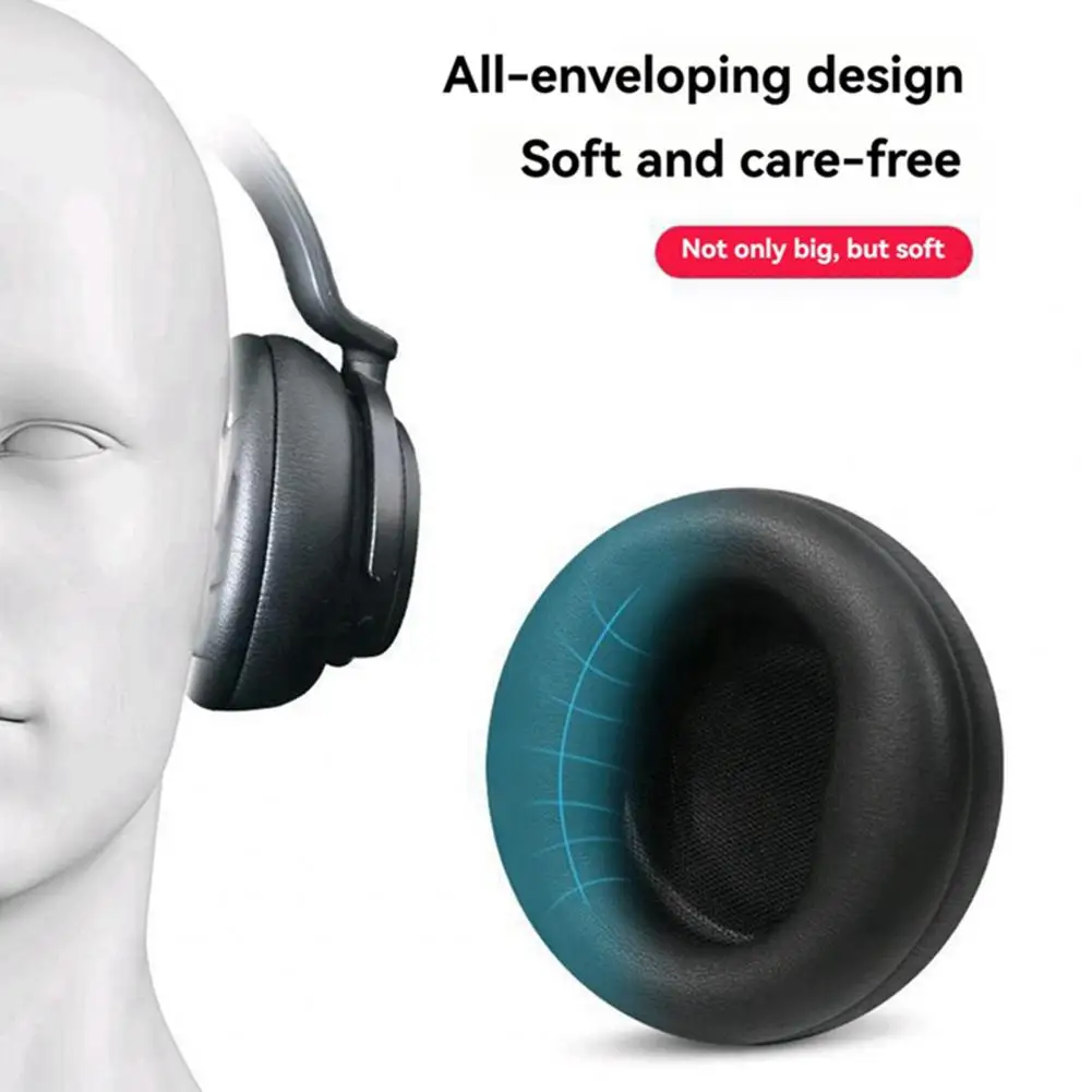 High Elastic Sponge Headphone Pads Replacement Earphone Covers for Microsoft Surface Headphones 1/2 Wear Resistant Earmuffs Easy