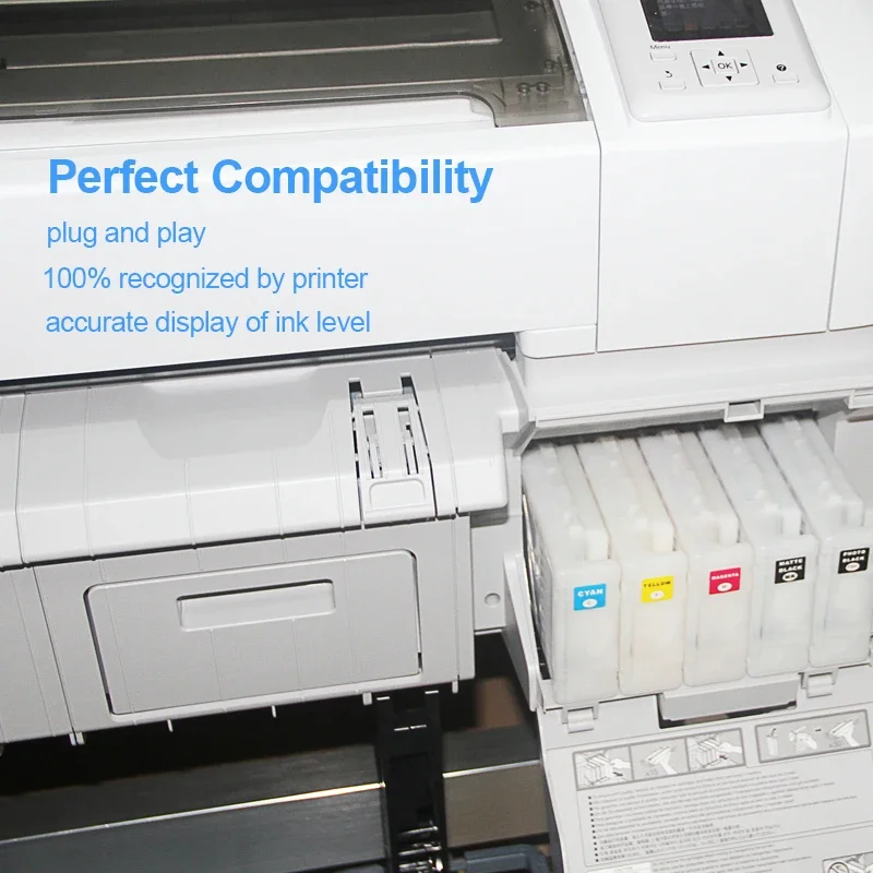 T6941 T6945 Ink Cartridge Filled 700ml Ink For Epson SureColor T3000 T3200 T3270 T3720 T5000 T5200 T5270 T5720 T7000 T7200 T7270