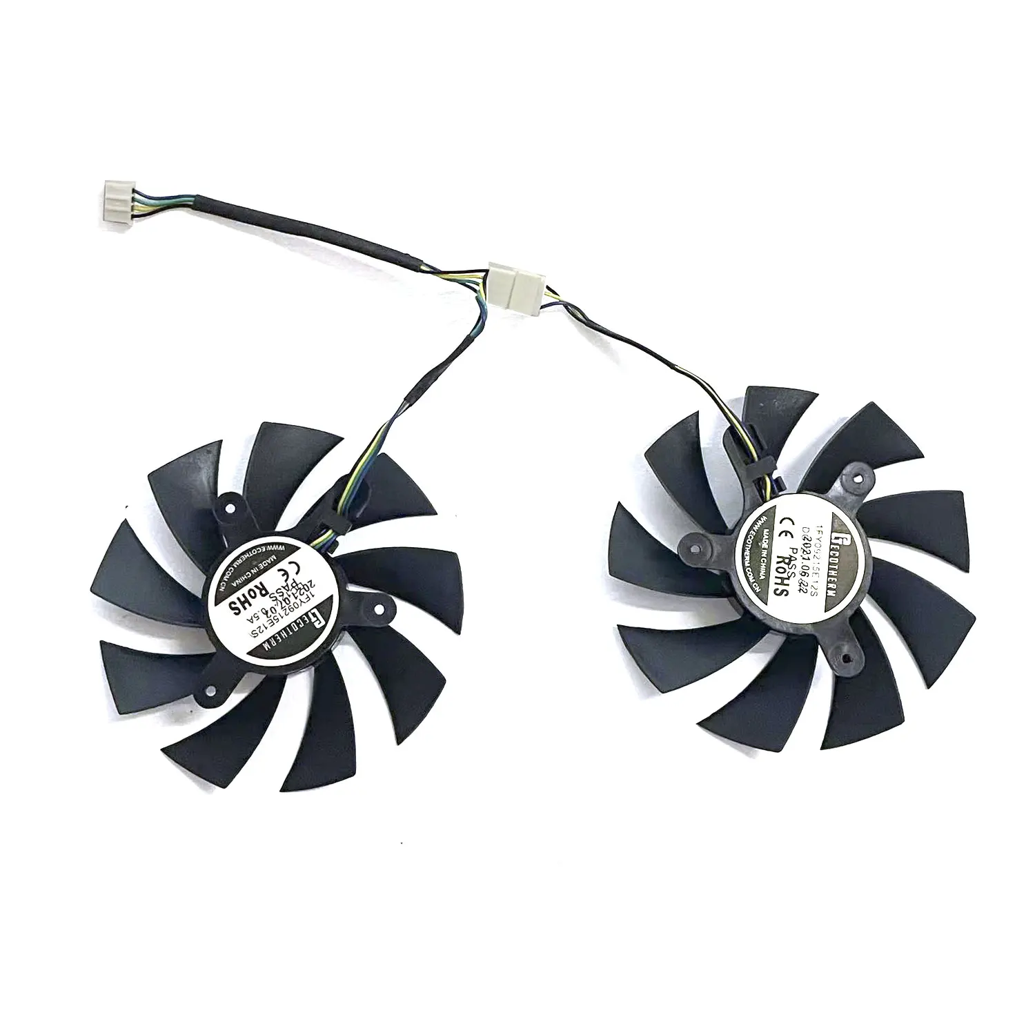 Вентилятор для графической карты 4PIN 85 мм, подходит для 51 графической карты RISC AMD RX 580 8G 256Bit 2048SP