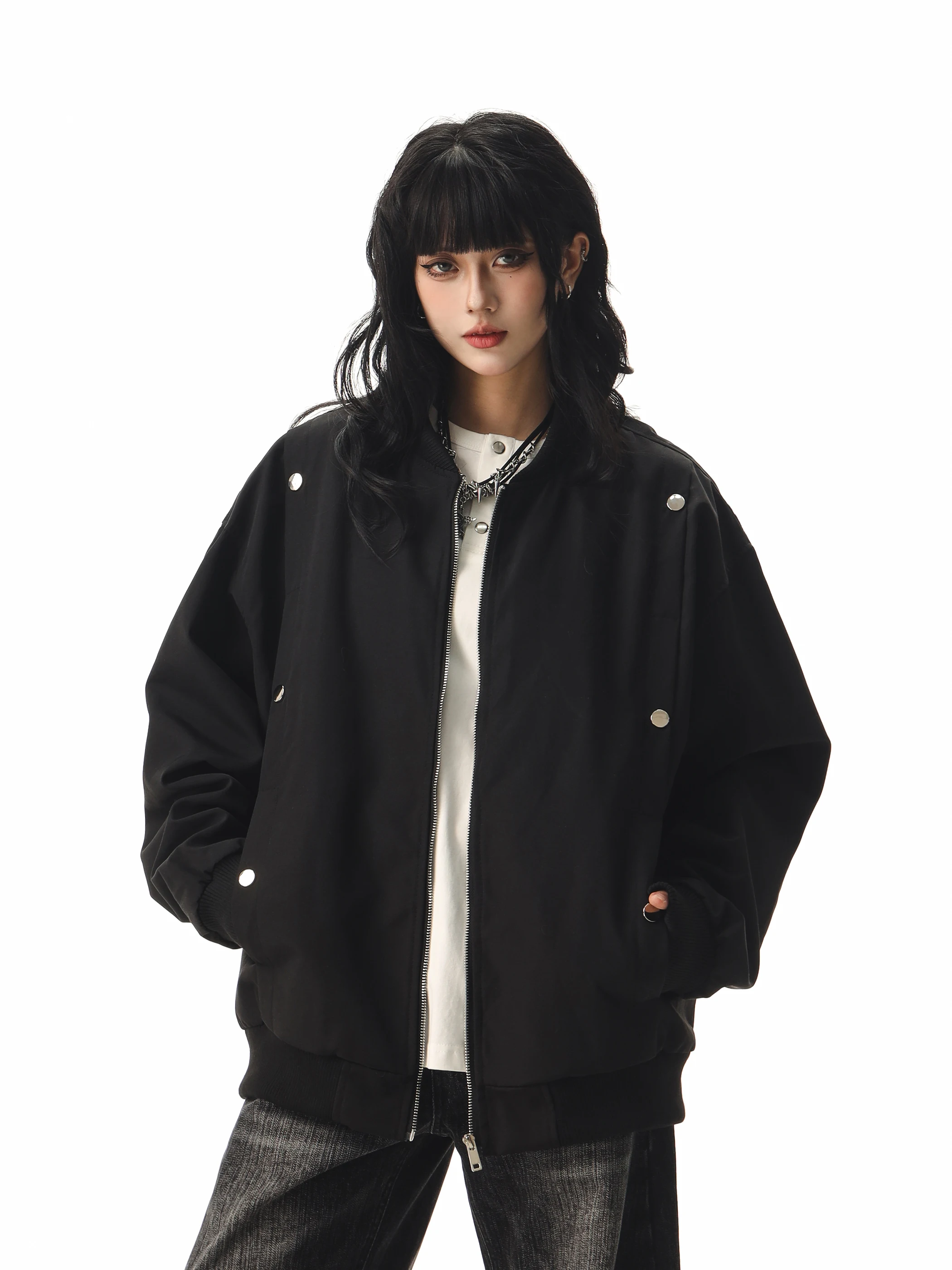 giacca-da-baseball-oversize-stile-americano-retro-con-patchwork-e-design-deconstruito-marca-ccaptainbeer-beer-captain-abbigliamento-autunnale