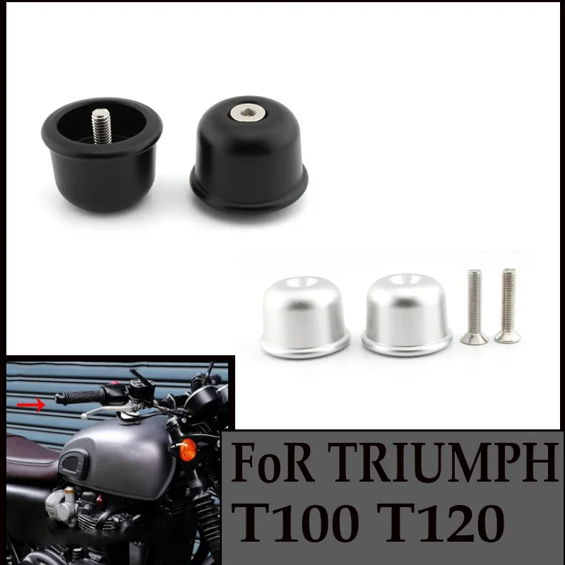 

For TRIUMPH Bonneville T120 T100 660 Street Twin Motorcycle Accessories Handlebar Grips Handle Bar Cap Ends Plug Balance Slider