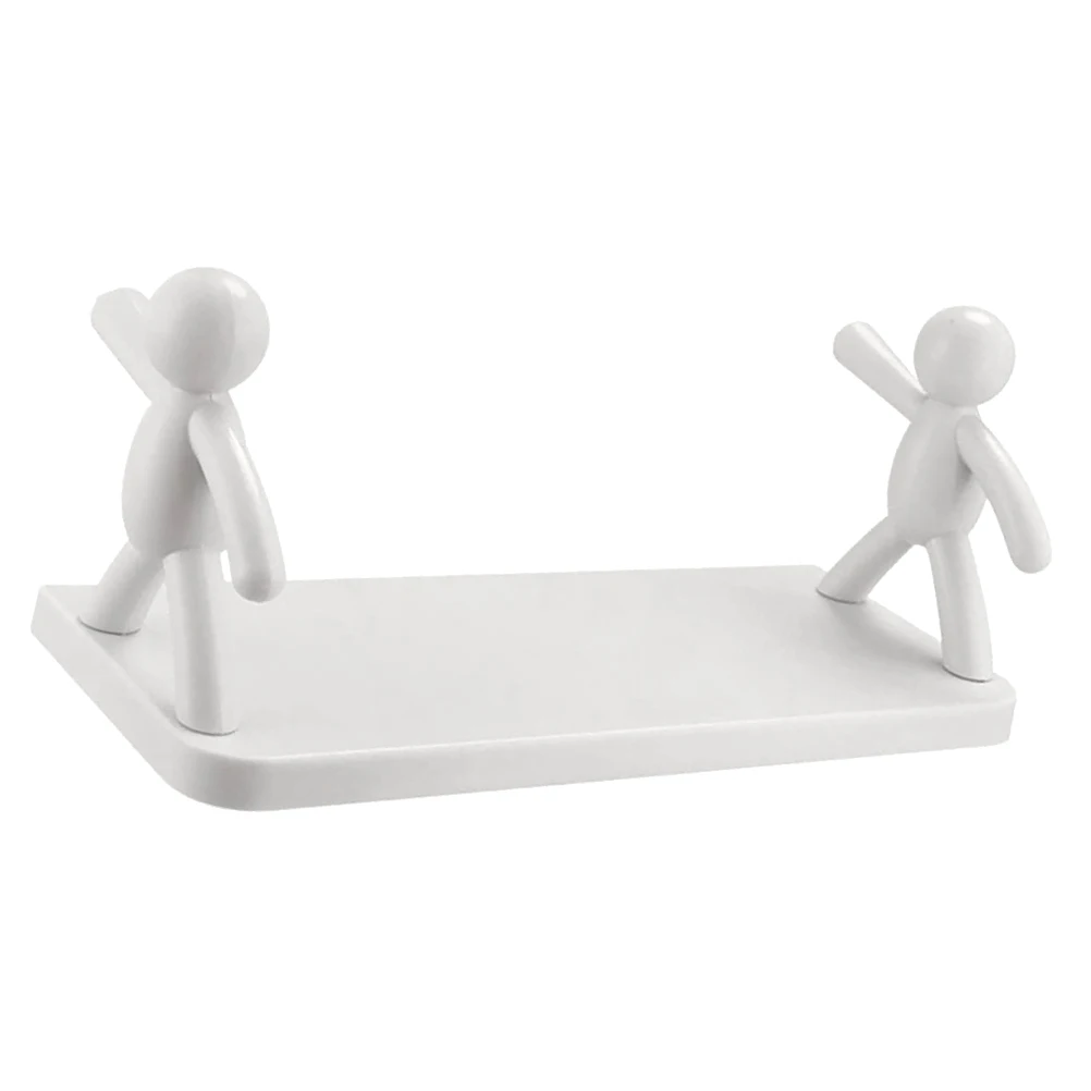 

Bathroom Wall Storage Rack PP Material Craftsmanship Nail free Installation Shelf Holder Toothbrushes Cups Toothpaste