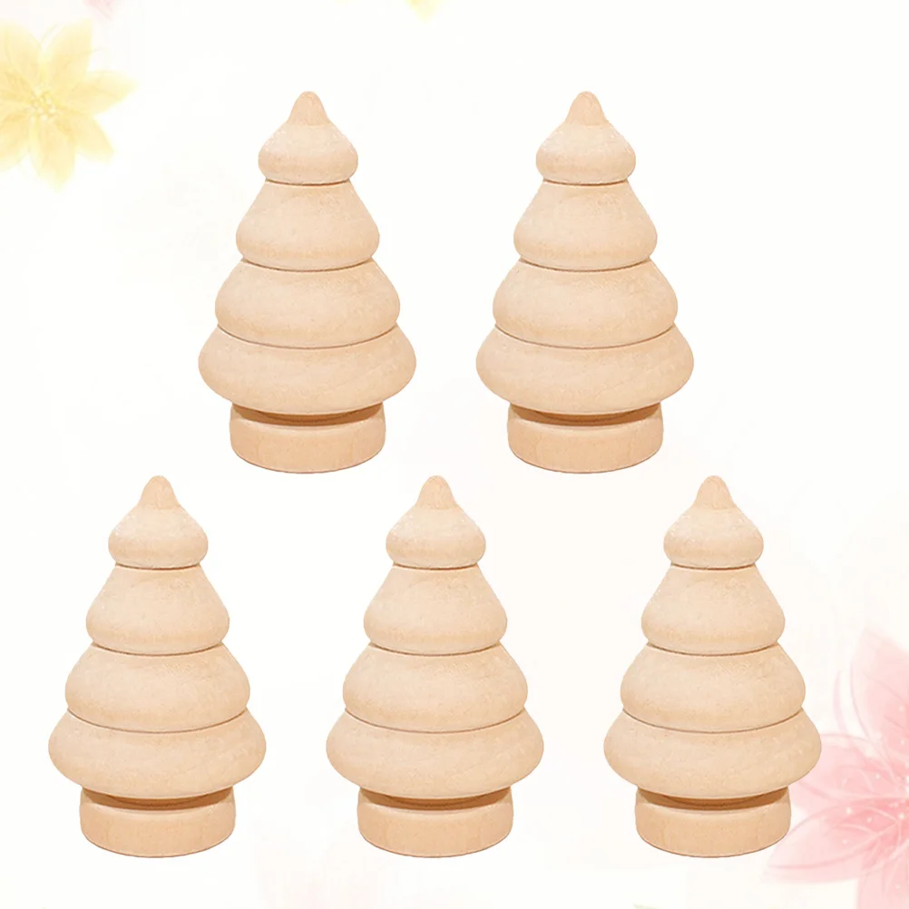 

20Pcs Painting Wood Christmas Tree Decor DIY Ornaments Eco-Friendly Home Store Wedding Party Decoration Christmas Decor