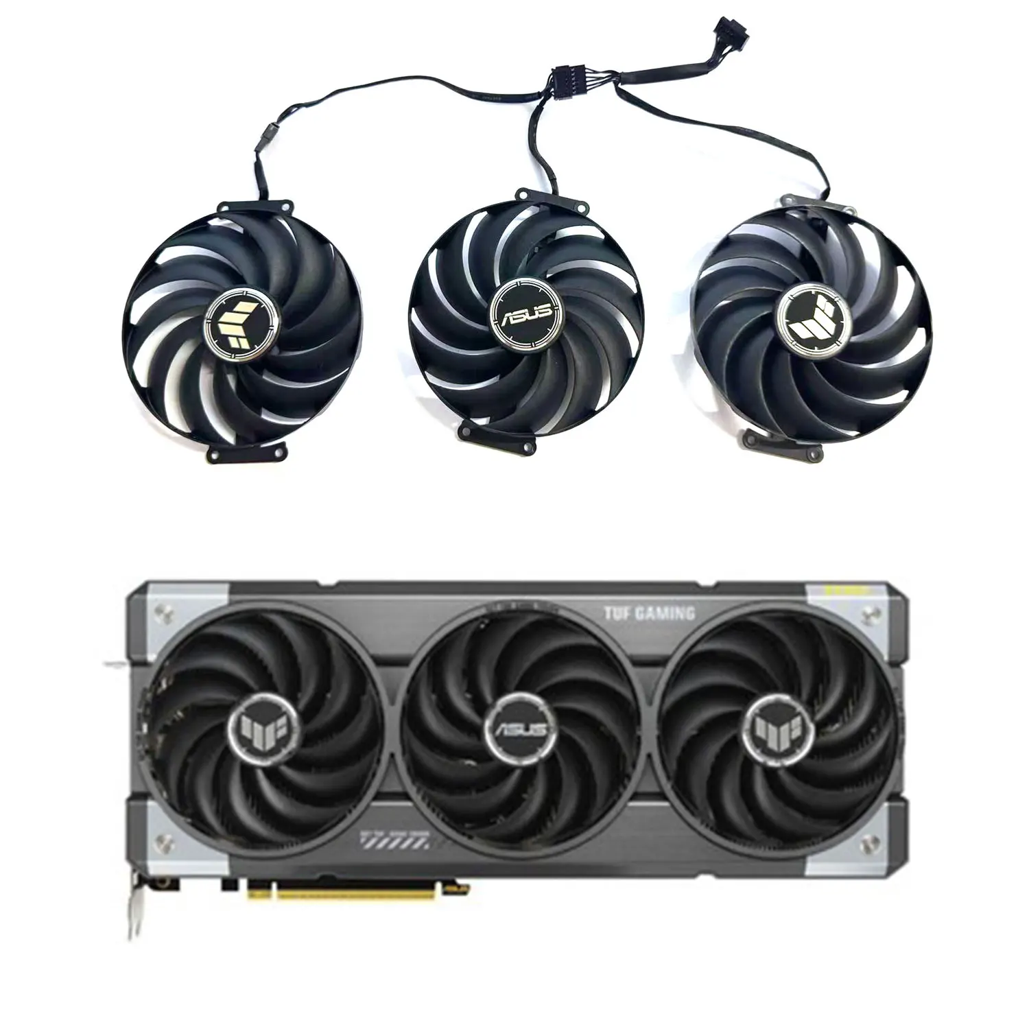 Cooling Fan 7PIN CF1015U12D Suitable for ASUS GeForce RTX 5070 5070Ti Video Card Cooling Fan