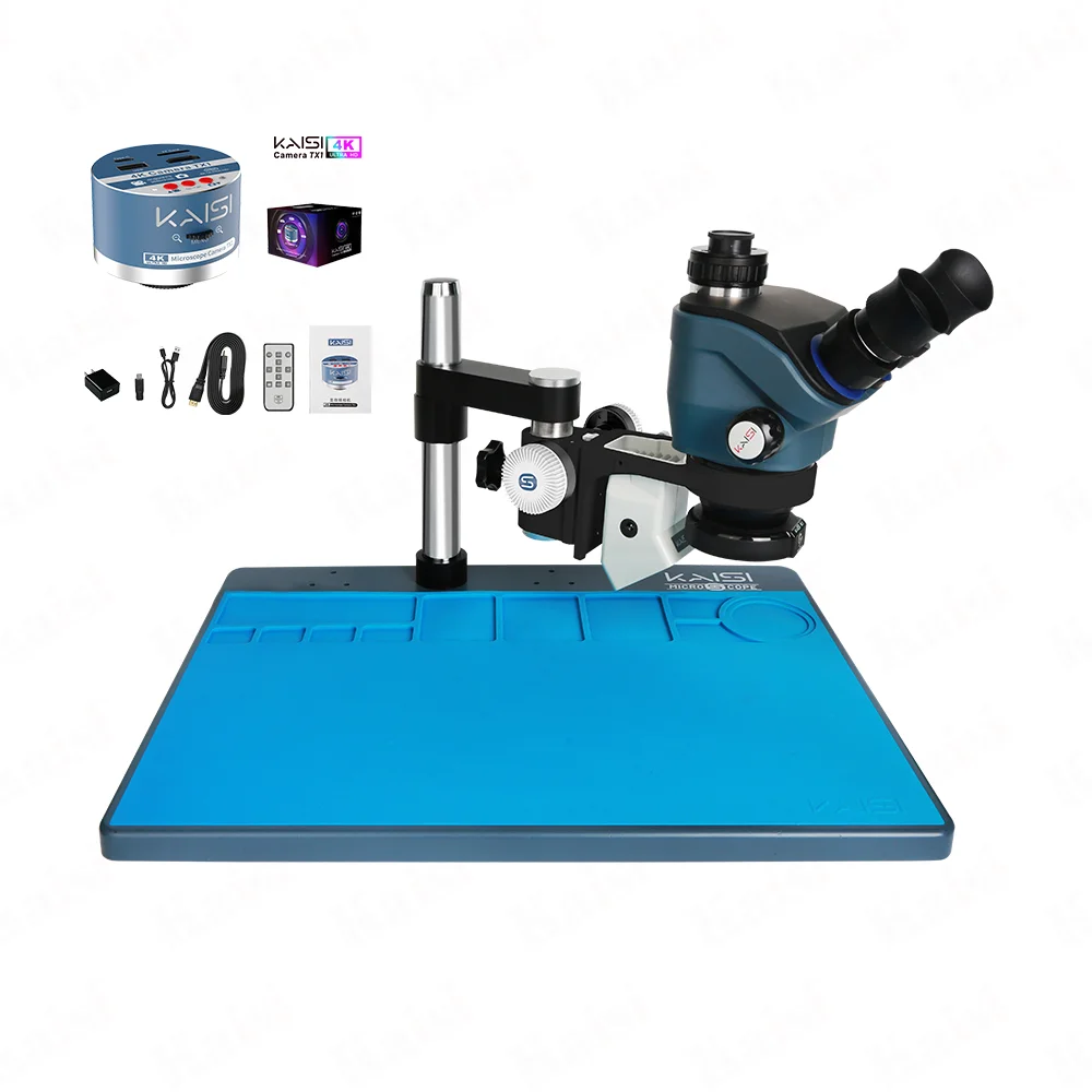 

unique Kaisi TX-350S Plus Microscope for Mobile Phone Repair Plus TX1 4K Camera Configure a New Super Large Bottom Plate