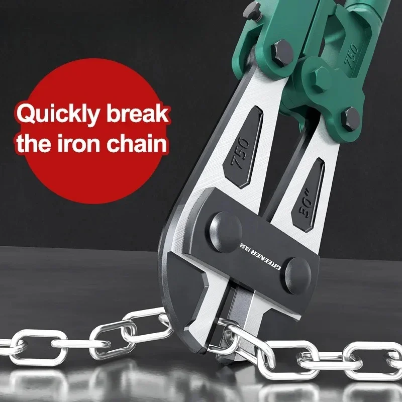 Bolt Cutters Shear Locking Steel Wire Large Pliers Vigorously Destroy Imported Labor-saving Steel Bar High Hardness Hand Tool