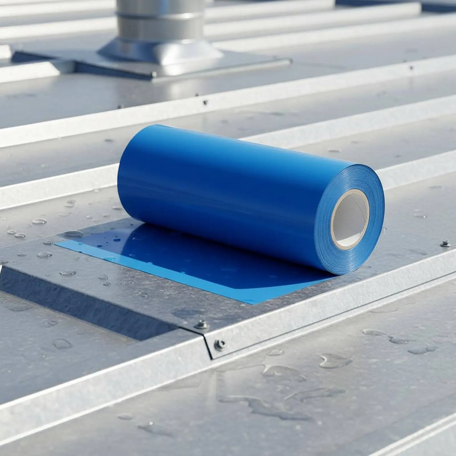 Color Steel Tile Sealing Strip Sunproof Auto-Adhesive Roof Repair Tape Waterproof Flashing Roll Strong Adhesion for Roofing