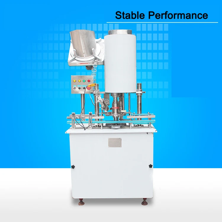 Liquid Bottle Filling And Capping Machine Automatic Small Glass Plastic Capping Machine For Perfume Bottles