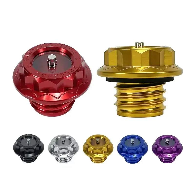 Badecc Custom Transparent See-through Fuel Tank Cap PB Style for HD Touring/Softail/XL/Dyna-Aluminum, Retrofit/Upgrade