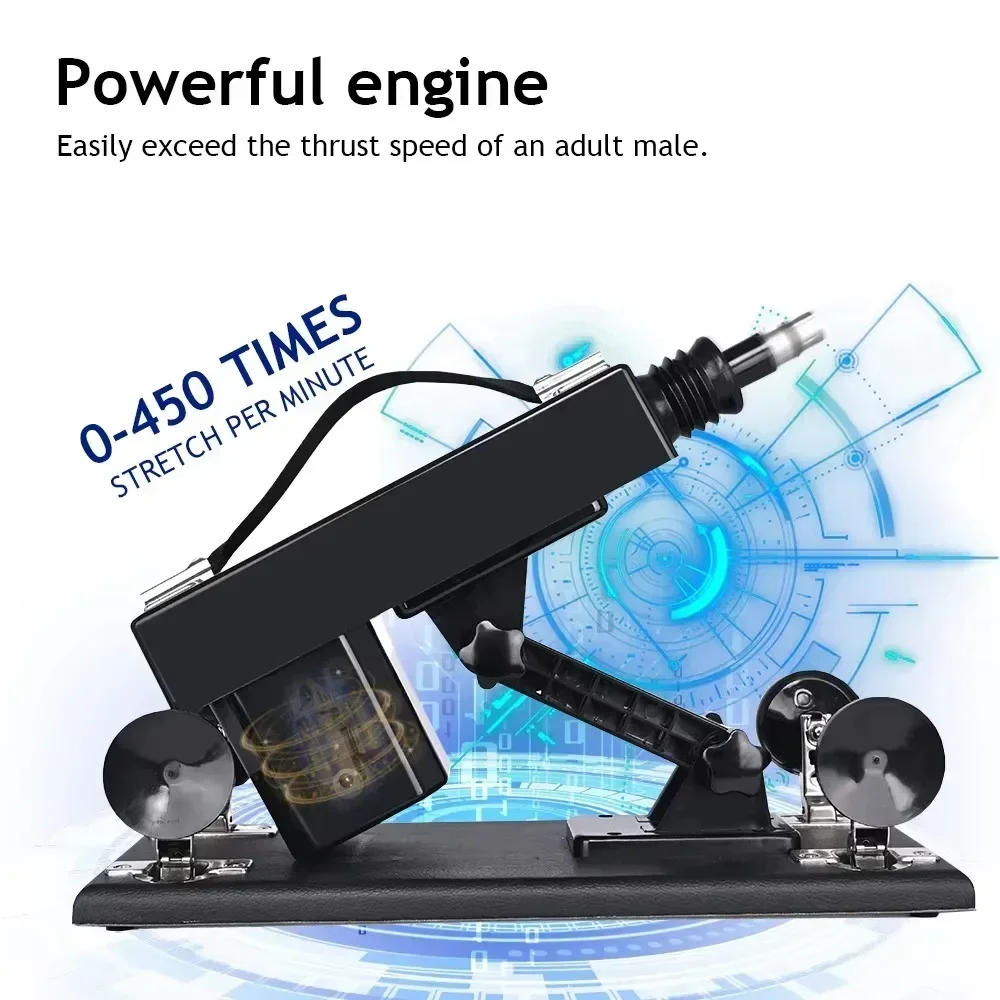 آلة لعبة الجنس جهاز التوجه التلقائي للرجال النساء الاستمناء قابل للتعديل المهبل الشرج تدليك ضخ بندقية مع حامل