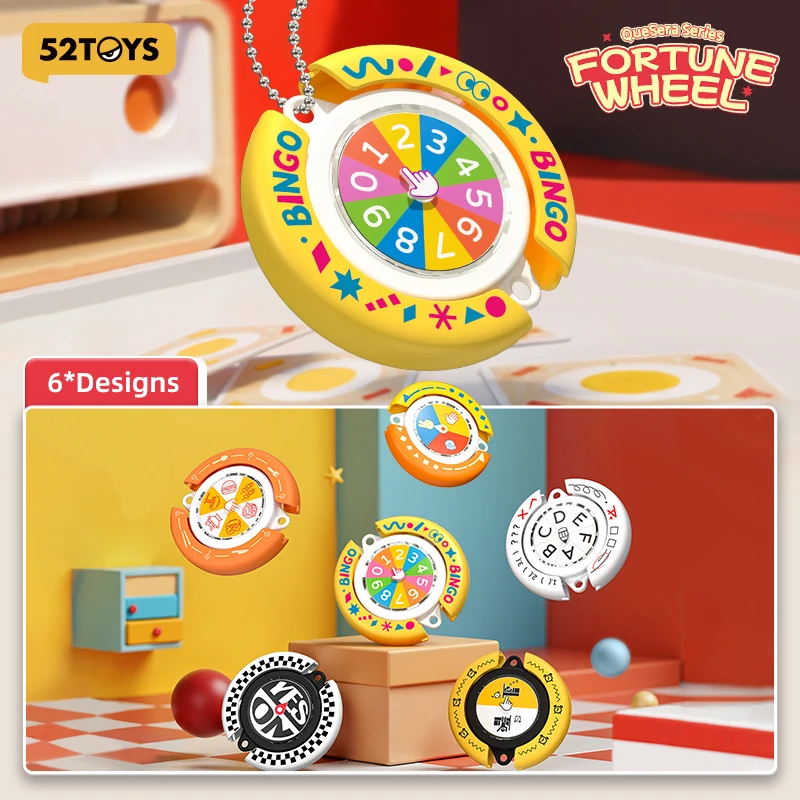 

52TOYS Blind Box Quesera Series-Fortune Wheel, Mystery Box, Random 1PC Action Figure Collectible Toy Desktop Decoration