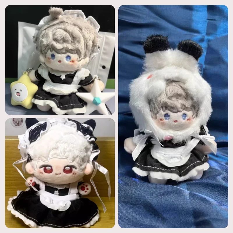 Love and Deepspace10cm Doll Clothes black and white Cosplay Toy Accessories Changing Dressing Game Playing House