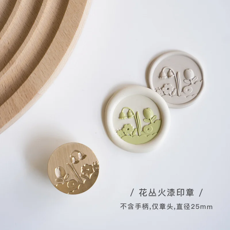 New 3D Brass Wax Seal Stamp Head Music Record Ellipse Embossed Seal Toy For DIY Scrapbook Envelope Invitation Wedding Gifts