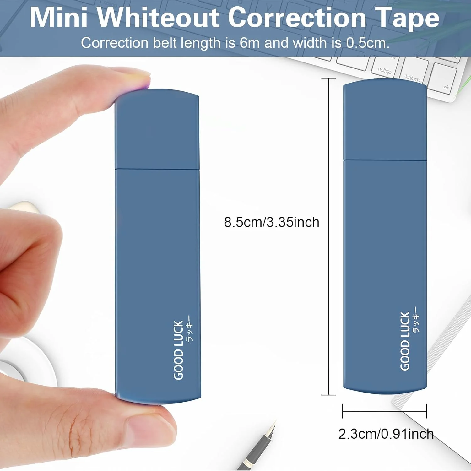 Small Tapes, 6PCS Tape Roller Correction Tape Tape Set Cute Correction Rollers for Students Office Workers  School Stationery Su