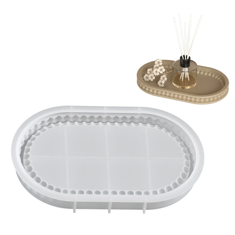 

31BB с большими возможностями Love Oval Plate Craft Craft от силиконового портативного для ресторанов и праздничных украшений