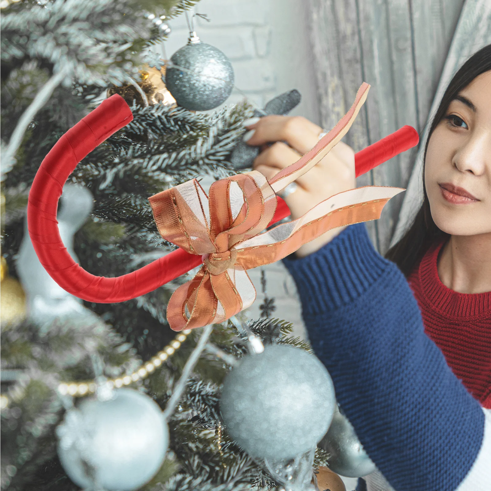 تأثيري الرقص قصب القوس الزخرفية عصا للمشي الدعائم الطرف مهرجان كرنفال مرحلة الأداء زي قصب الرقص