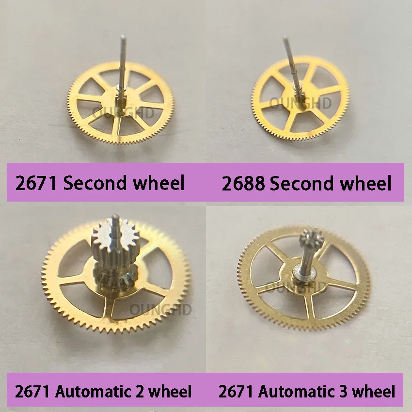 Original authentic 2671 seconds round 2688 seconds round two rounds three rounds 2671 2688 movement original disassembly parts