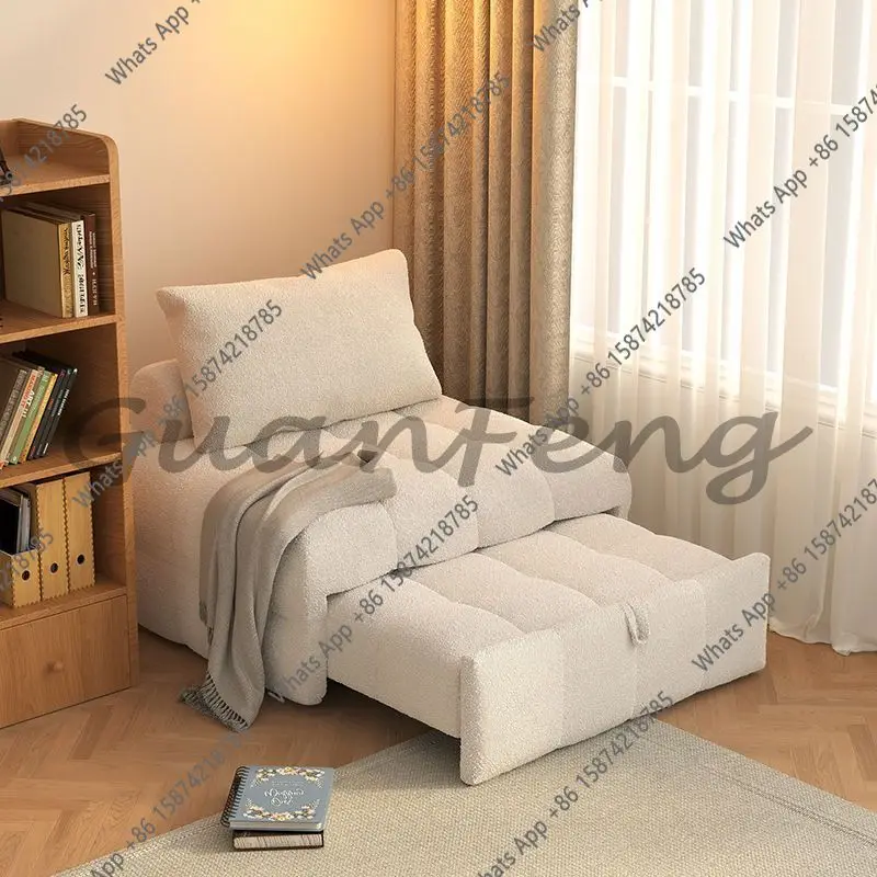 C Single And Double Sofa Bed Folding Dual-purpose Small Apartment Living Room Multi-functional Two-in-one Pull-out