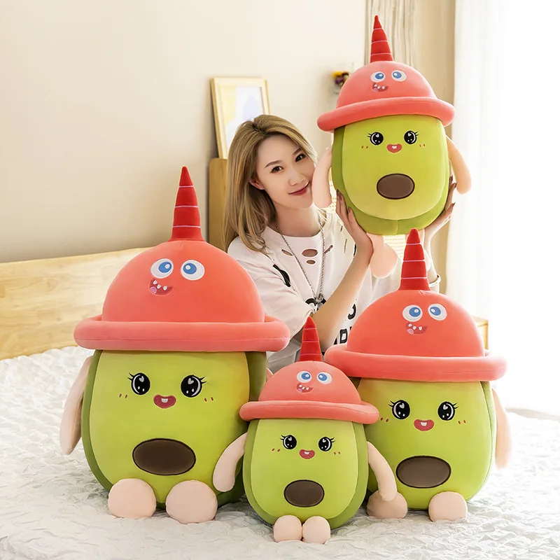 Avocado Plush Toys Animal Avocado Cosplay Pillow/Cushion Kawaii Fruit Stuffed Doll Toys For Children Throw Pillow Birthday Gift