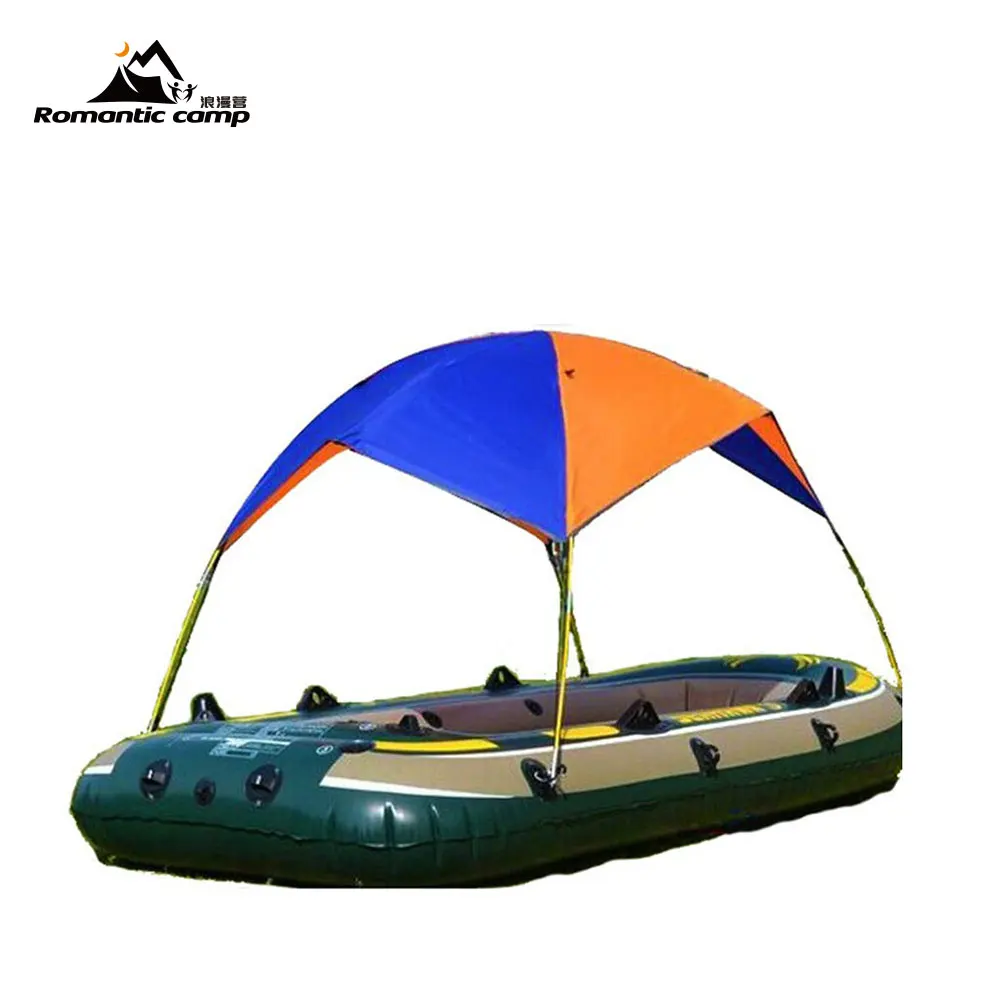 

Портативный надувной навес для рыбалки | Солнцезащитный козырек и дождевик для лодок и каяков | 3-круглый бимини-топ с комплектом аксессуаров