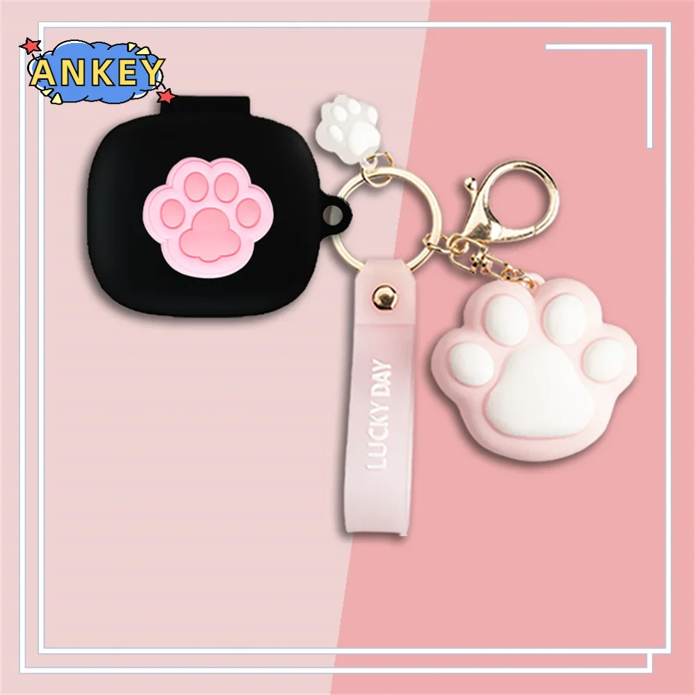 for JBL Live Pro+ TWS Case Cute Cartoon Cover LivePro+ Earphone Wireless Headphone Box with Pendant image 2