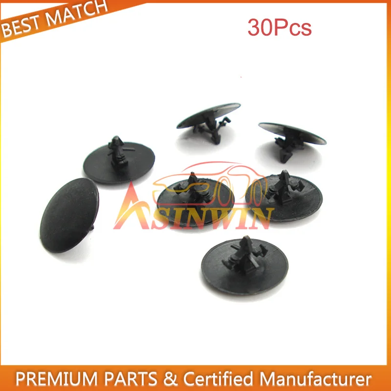 

90700SJ4000 30 шт. изоляционные зажимы капота, фиксатор, нейлоновая застежка, подходит для Honda, Acura