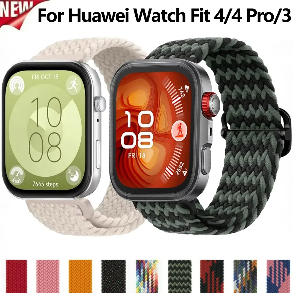 Дышащий ремешок для часов для Huawei Watch Fit 4/3, спортивный сменный браслет, аксессуары для браслета Huawei Watch Fit 4 Pro