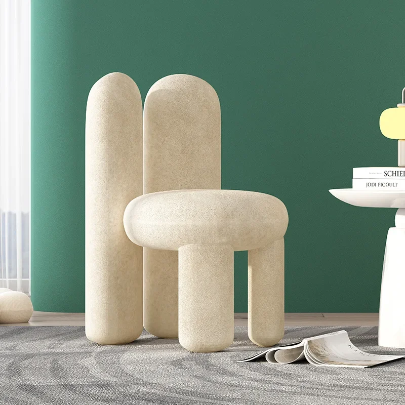 

Home Dining Chair Modern Simple Backrest Leisure Chair Restaurant Chair Internet celebrity dressing stool