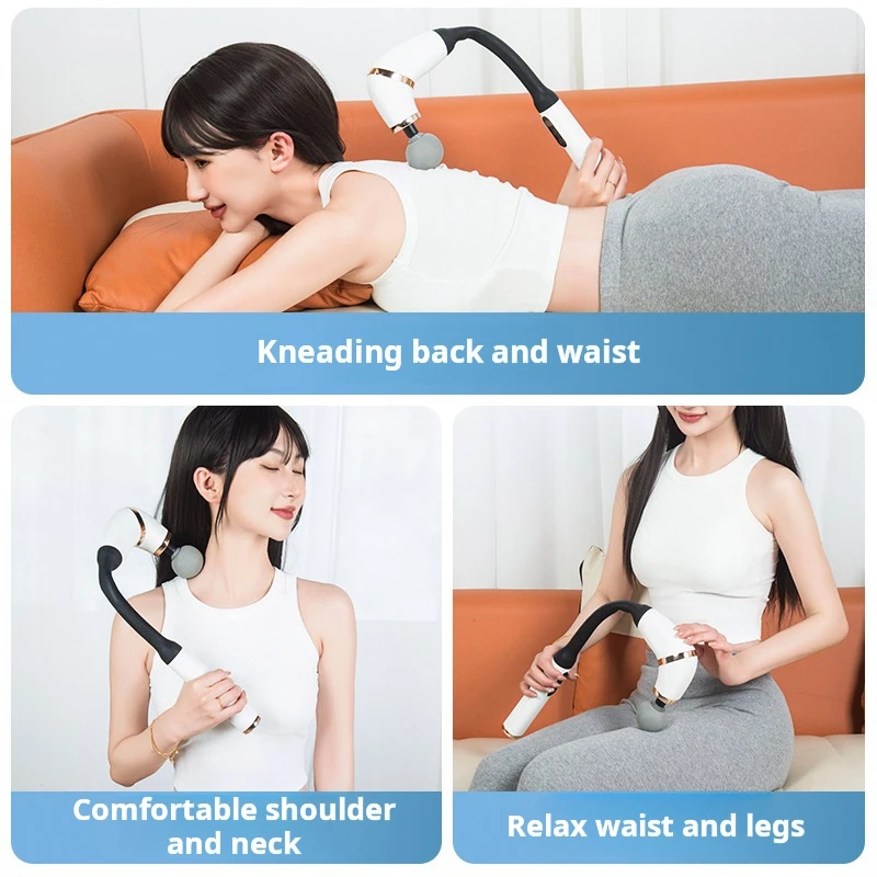 Fascial Massager Gun, Massagem muscular, Percussão por impulso, Limpeza profunda, Corpo vibração