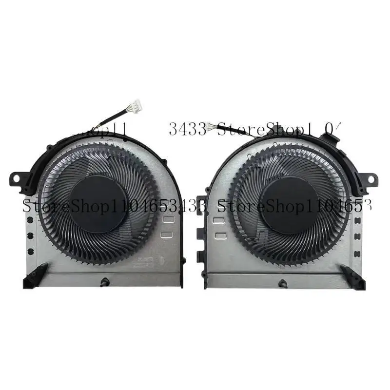 

New CPU GPU Cooling Fan for IdeaPad 3-15ACH6 3-15IHU6 82K2 FNLY DFS5K12B159A1H FNLX DFS5M325063B1H DV5V 050A (*:*)