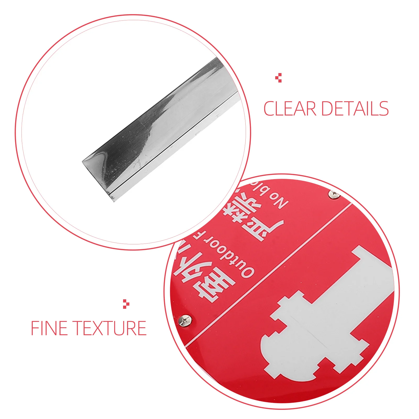 Fire Hydrant Sign Outdoor High Visibility Waterproof Weather Resistant Safety Label For Garden Emergency Wall Mount Decal