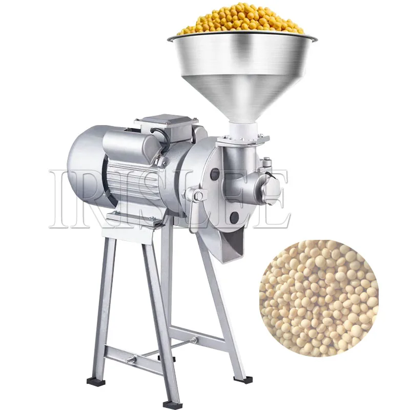 Type Dry And Wet Soybean Grinder Superfine Grinding Machine Corn Rice Wheat Flour Crusher Pulverizer