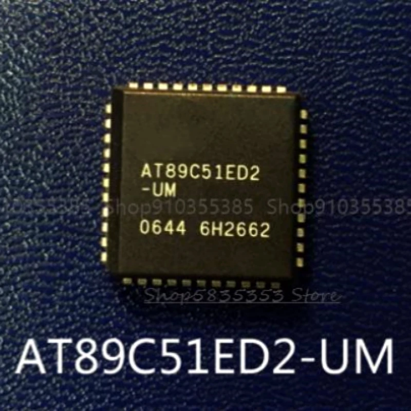 10pcs New AT89C51ED2-UM AT89C51ED2 PLCC-44 8-bit microcontroller chip