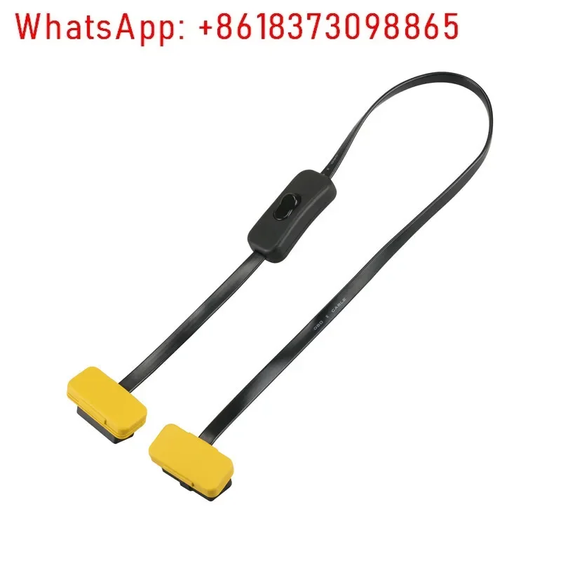 Automotive OBD extension cable with switch Automotive OBDII ultra-thin flat wire 8 cores