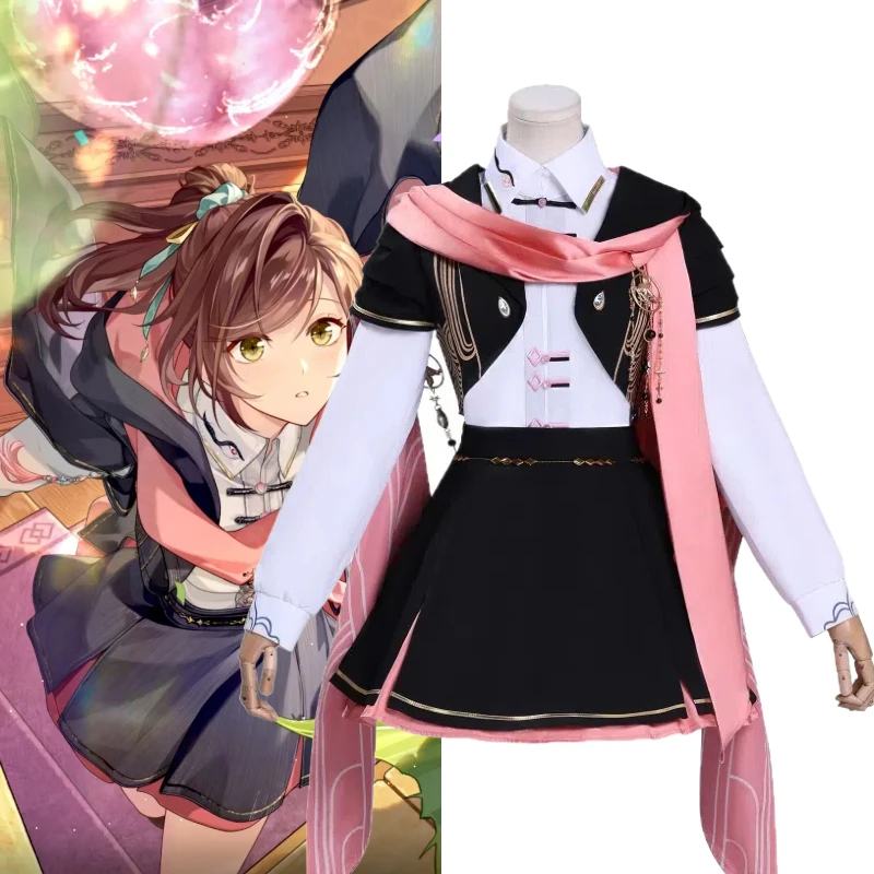 

Game Tears of Themis Cosplay Lawyer Costume Female Protagonist Cos Shirt Coat Skirt Uniform Full Set for Women Theme Party