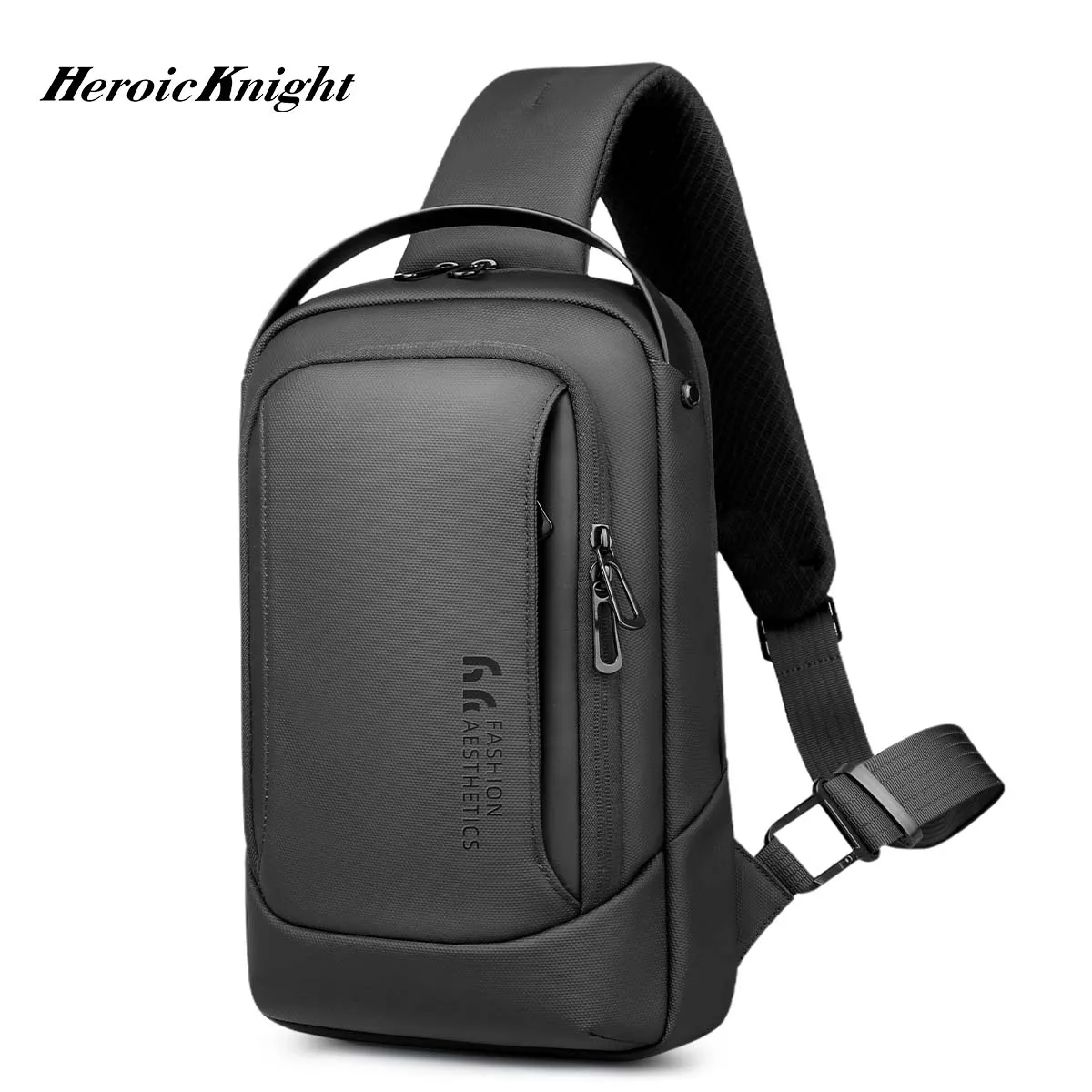 Heroic Knight Men\'s Chest Bag Casual Male Shoulder Pack Fits 11\