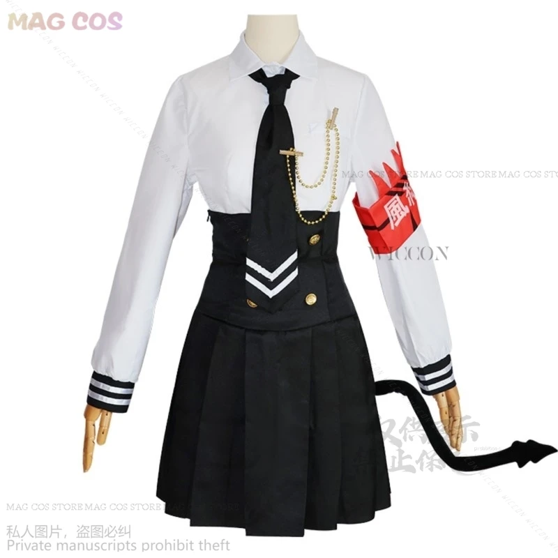 Anime Game Blue Archive Cosplay Shiromi Iori Costume Japanese High School Jk Suit Uniform Christmas Halloween For Woman Wigs