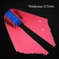 3 pieces red