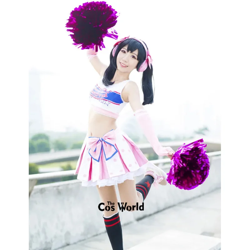 Love Live October Sports Cheerleaders 9 Characters Yazawa Nico Honoka Kotori Nozomi Outfits Anime Customize Cosplay Costumes NSD