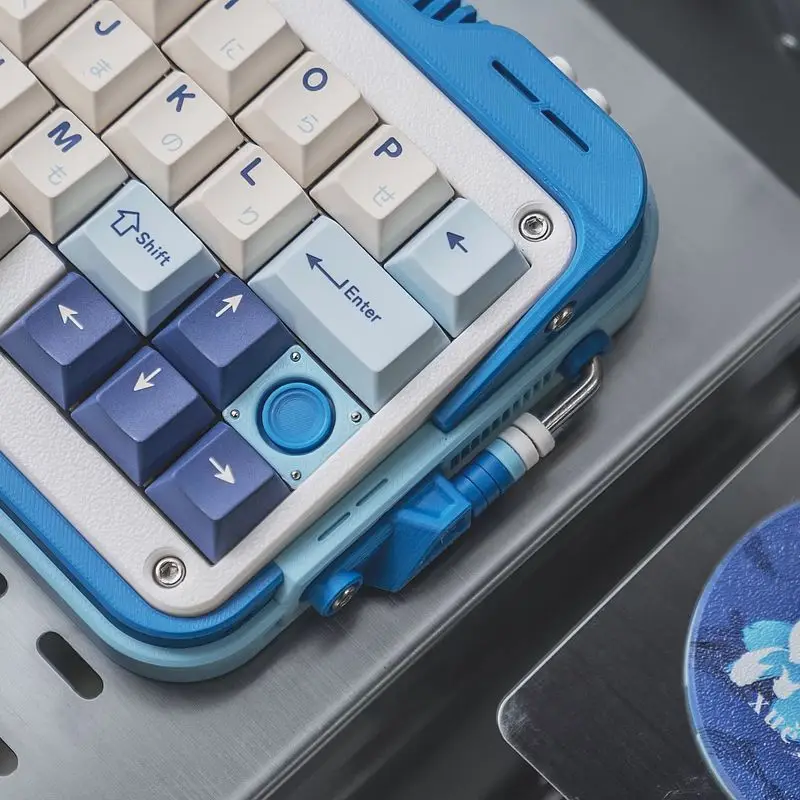 

Cod40 Mechanical Keyboard Kit 40% Layout Barebone Hot Swappable BT 2.4G Wireless Support QMK Gasket&top Dual Structure