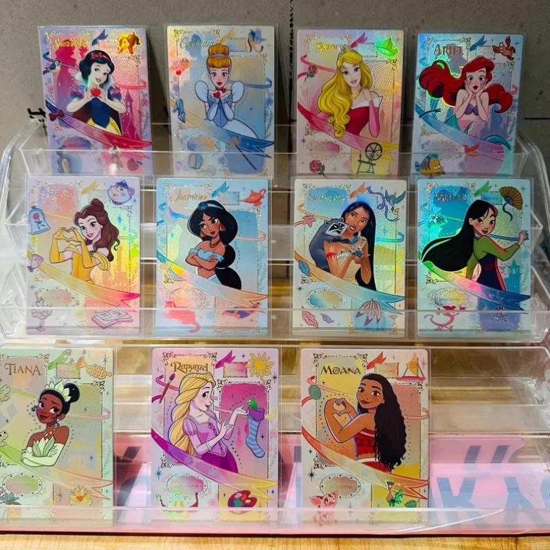 

Оригинальные коллекционные карточки Card.Fun Disney Princess Diaries, памятное издание, Белоснежка, блестящие, ослепительные, аниме-карточки, подарочные игрушки