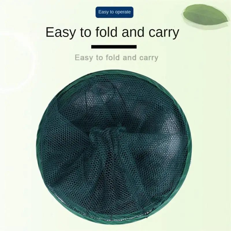 Drop Fishing Landing Net Crayfish Shrimp Catcher Tank Casting Network Mesh For Fish Eels Trap Cage Prawn Bait Crab Netting Small