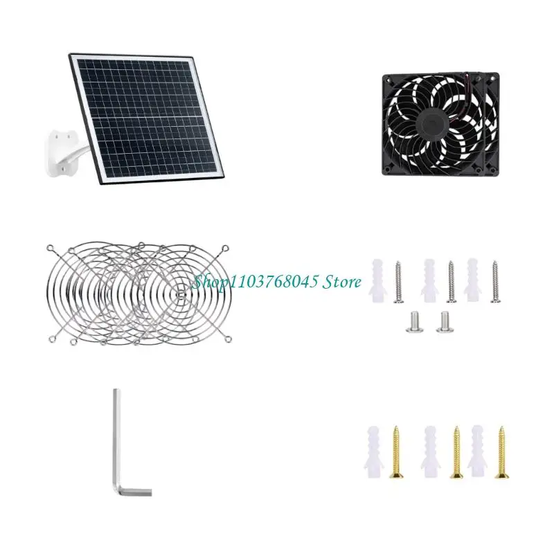 

R53F Непроницаемый солнечный вентилятор для совместной работы с птицей 20 Вт, эффективное действие