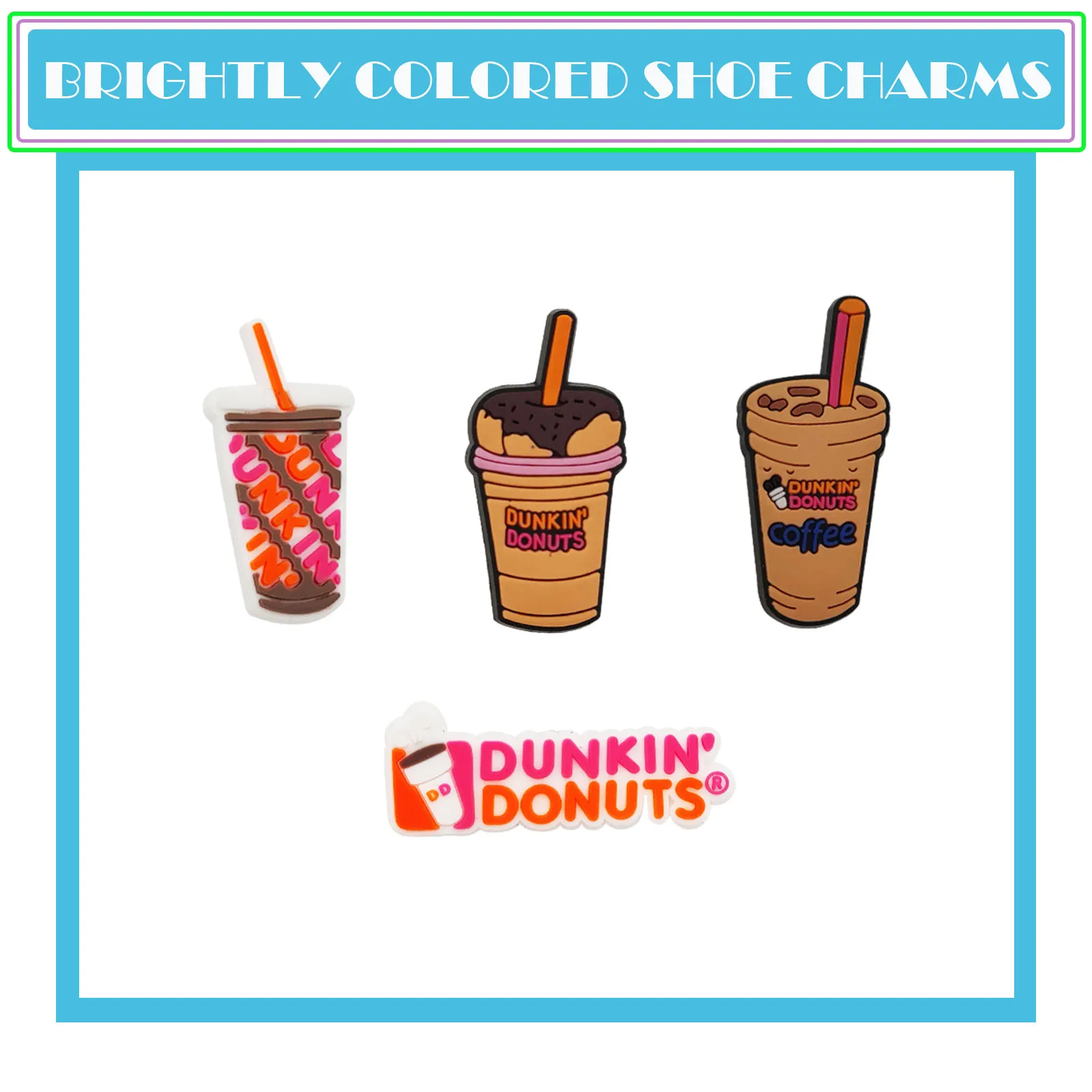 Shoe Charms For Shoe Decoration 11Pcs Cute Food Cartoon Donuts Milk Tea Charms Premium Quality Popular Charms Accessories image 4