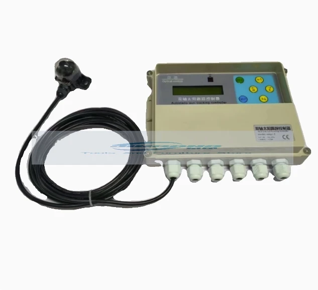 Wind speed dual axis sun tracking controller foreign trade special light control dual axis sun tracking control