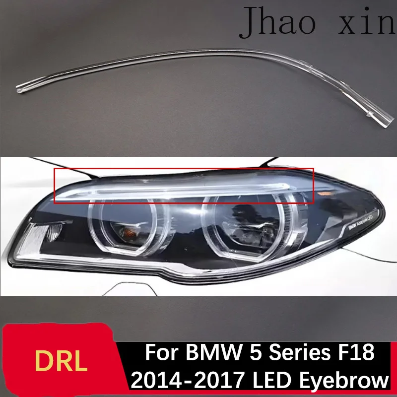 Eyebrow Angel Eyes for BMW 5 Series F18 2014-2017 LED Ballast Light Source Module Car Daytime Lights DRL Light Tube White Lights