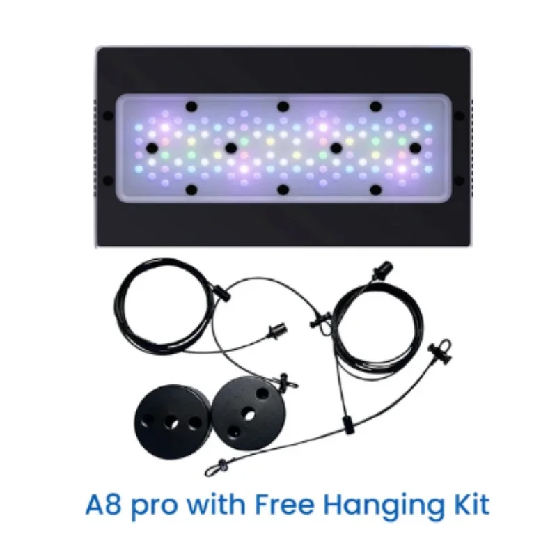 A8s A8 pro 215W Full Spectrum WiFi APP Controlled Coral Reef Marine LED Aquarium Light with CREE LED Beads