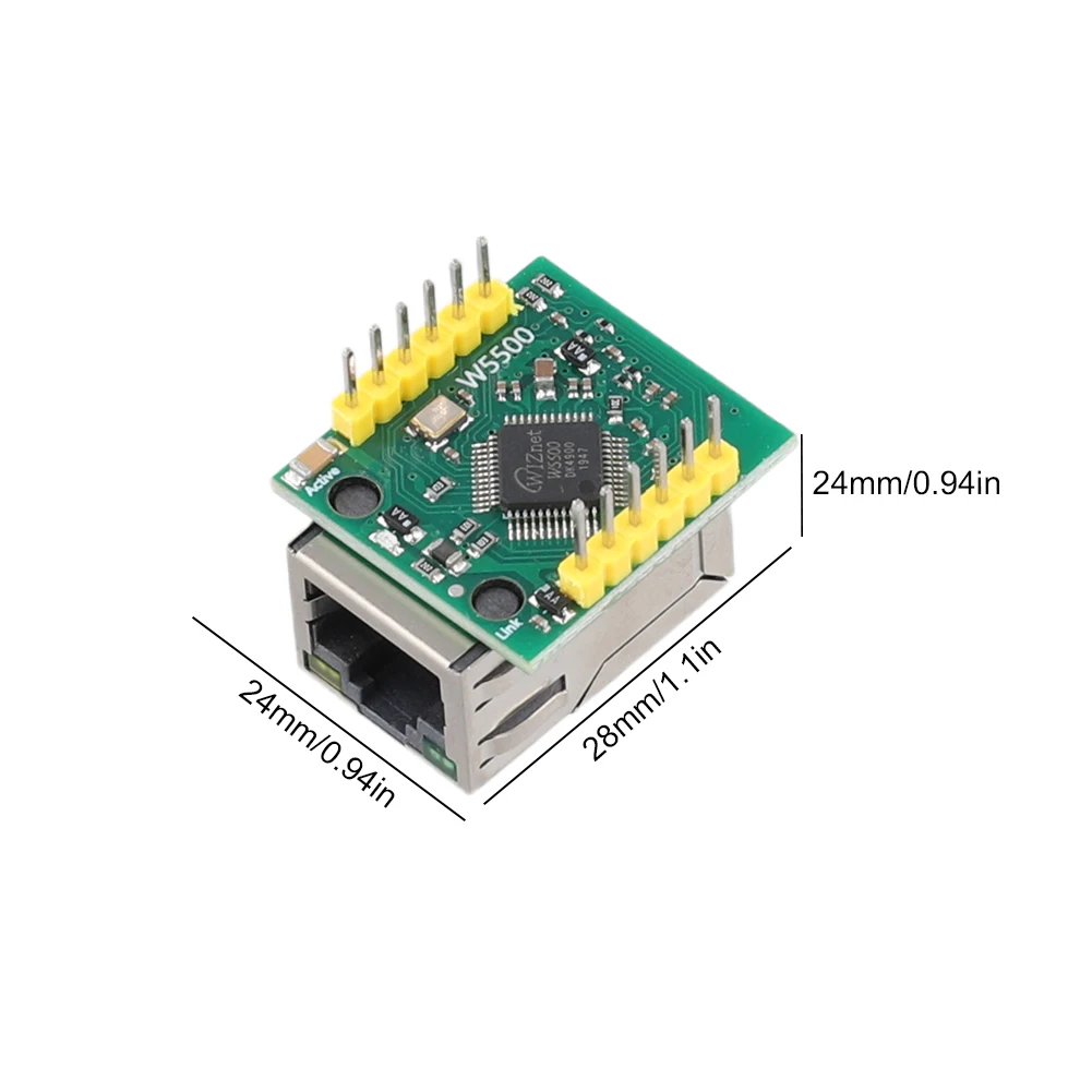 Модуль Ethernet W5500 W5500 USR-ES1 Конвертер SPI в LAN/Ethernet 3,3 В Сетевой модуль Ethernet Smart Electronics