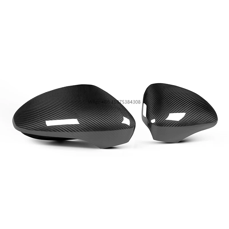

Dry Carbon Mirror Covers for Panamera 971 2017-2021 LHD Replacement with lane Assist Side Mirror Cover